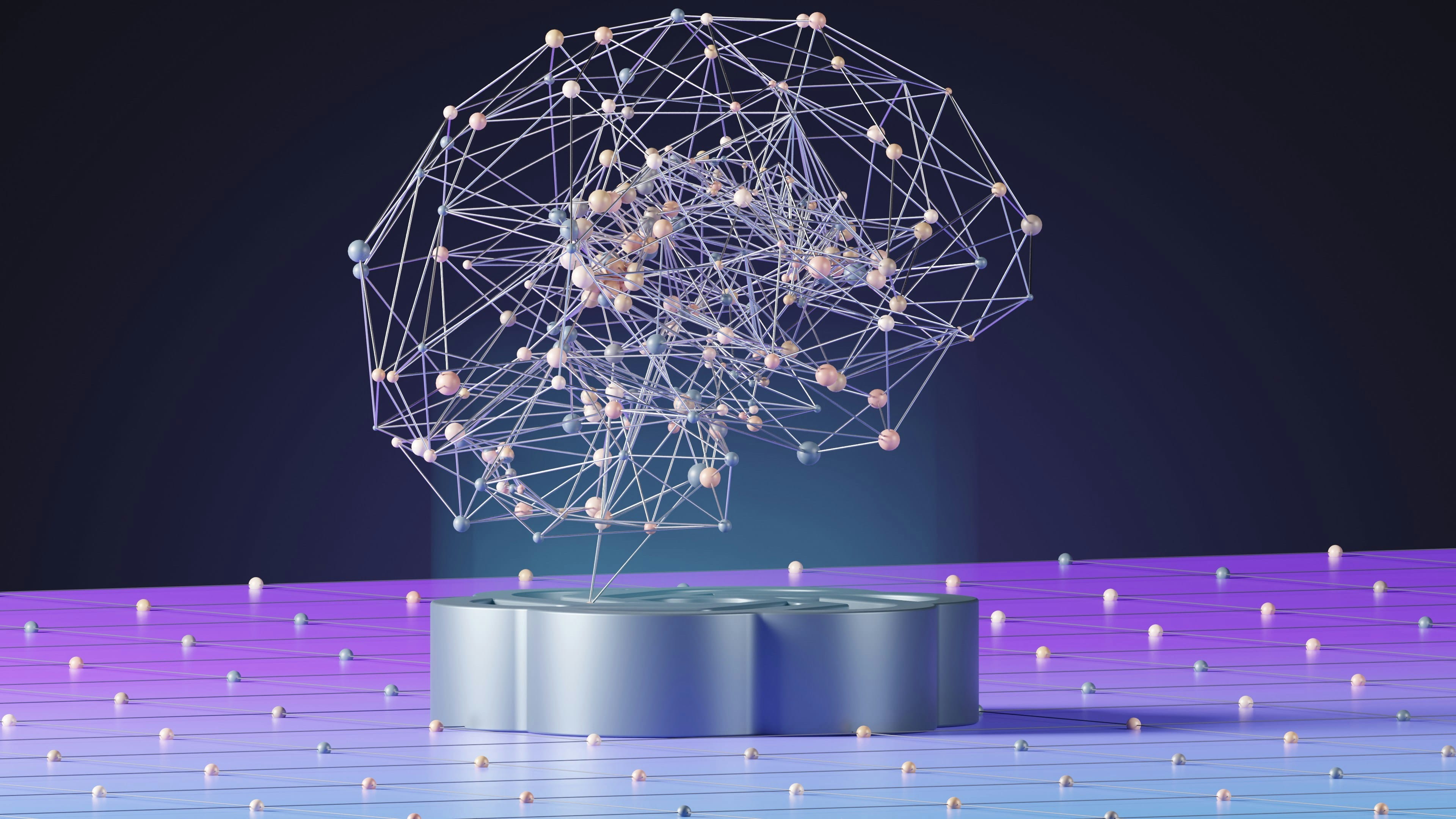 A high-tech server room illuminated with blue and purple LED lights, representing Africa's newly established sovereign AI supercomputing facilities.